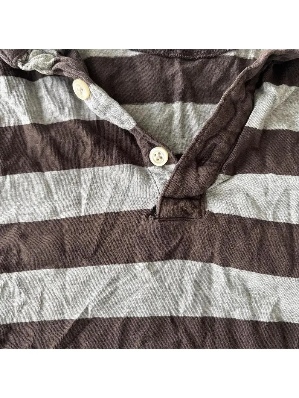 Gap Men's Brown and Multi Polo-shirt